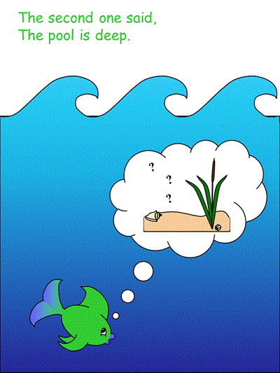 Five Little Fish with words, verse 2