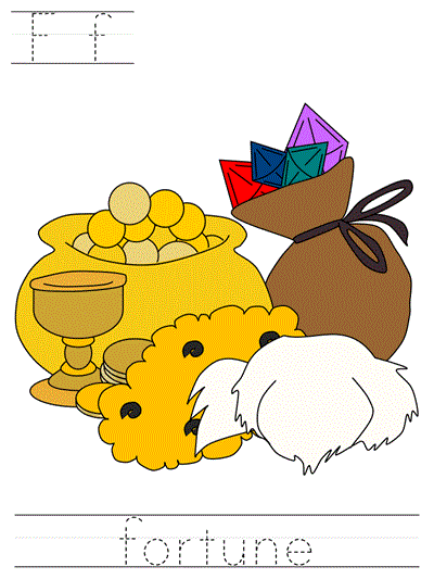 Printable print practice worksheet - Ff fortune