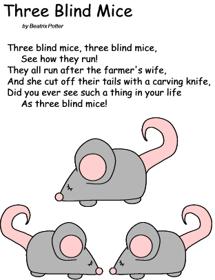 three blind mice