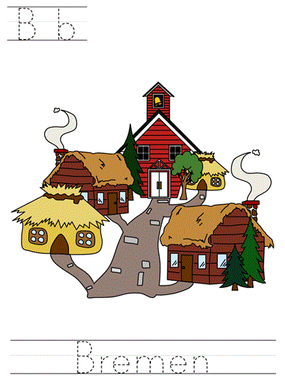 Printable print practice worksheet - Bb Bremen