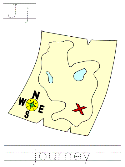 Printable print practice worksheet - Jj journey