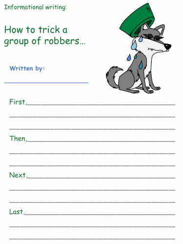 Printable Informational Writing Activities - Bremen Town Musicians Theme