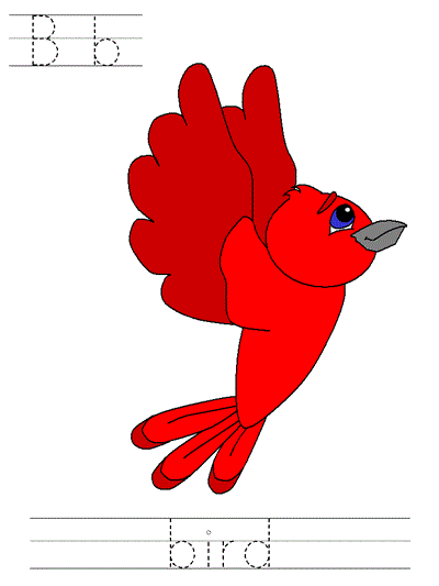 Printable poster - Bb bird