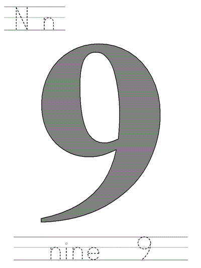 Printable poster - nine