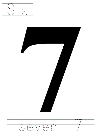 Printable poster - seven