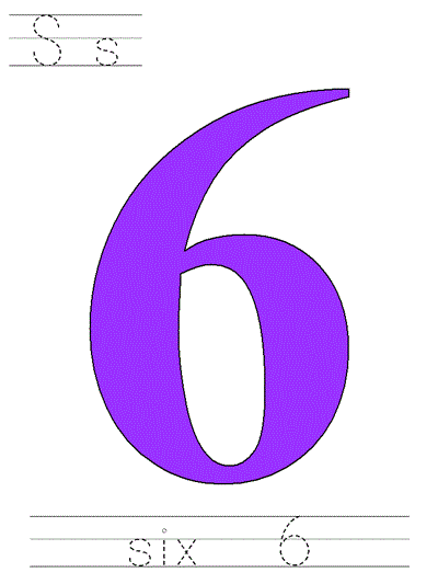 Printable poster - six