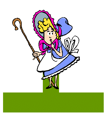 Little Bo Peep finger puppet