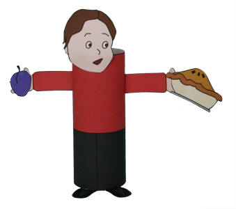 Little Jack Horner Toilet Paper Roll Craft