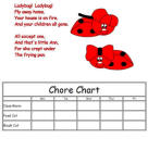 Ladybug Ladybug Fly Away Home Custom Chore Chart
