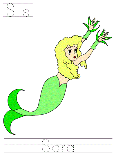 Printable print practice worksheet - Ss Sara