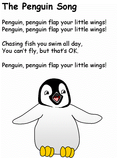 lyrics to The penguin song