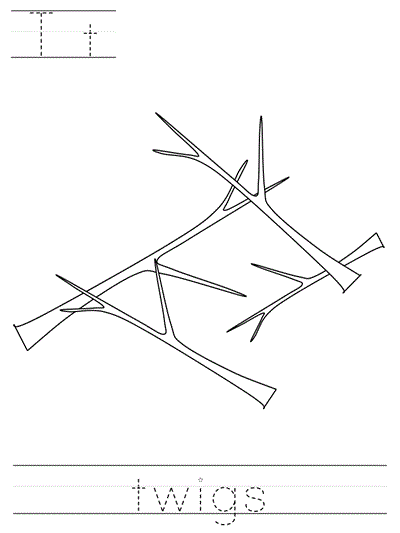 Printable print practice coloring page - Tt twigs