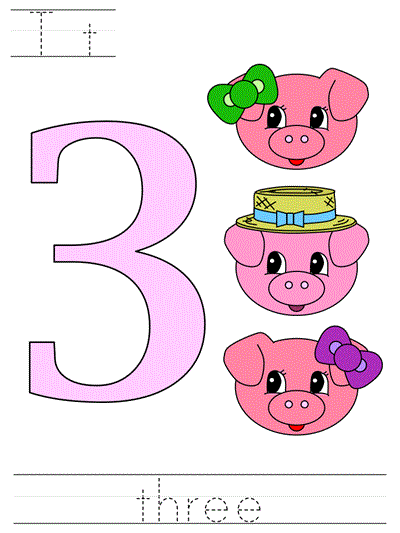 Printable print practice worksheet - Tt three