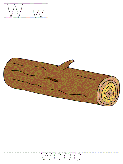 Printable print practice worksheet - Ww wood