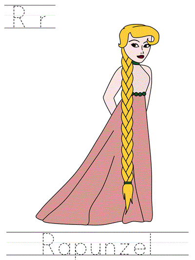 Rapunzel Tracer Pages