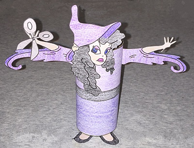 Rapunzel Witch TP Roll Craft