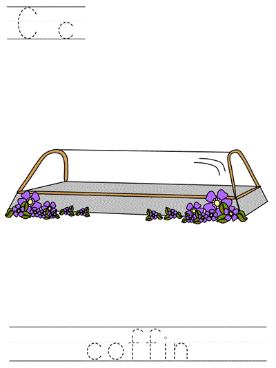 Learn to Print worksheet - Cc coffin