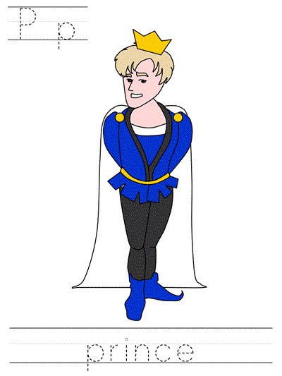 Learn to Print worksheet - Pp prince