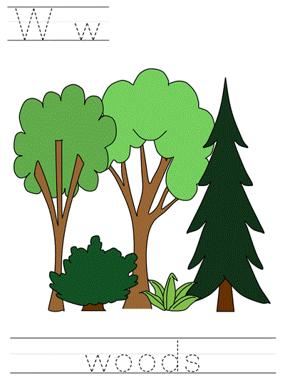 Learn to Print worksheet - Ww woods