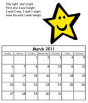Star Light Star Bright Custom Calendar