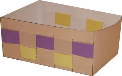 weave a basket paper craft