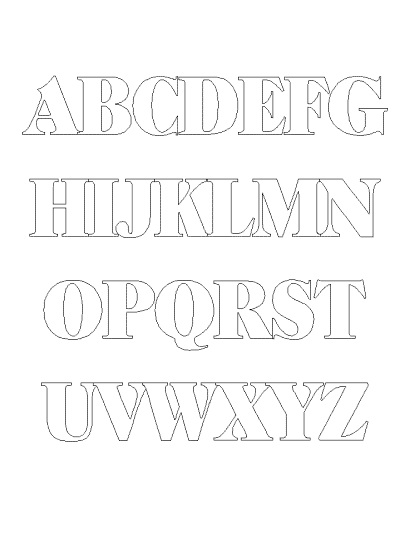 alphabet printables - ABC's in Broadview