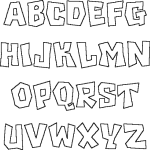 alphabet printables - ABC's in Chilada
