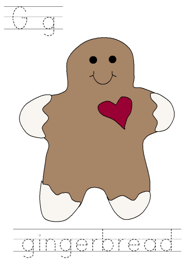 Gg gingerbread tracer page