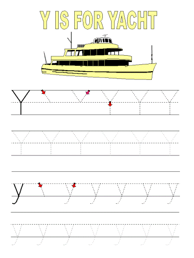 letter y alphabet ideas