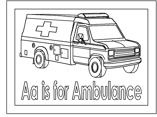 letter a alphabet coloring pages