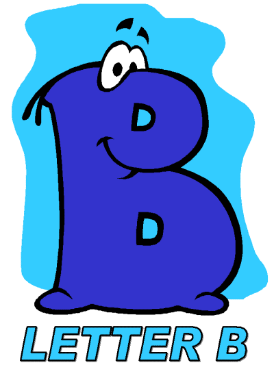 letter b alphabet coloring pages