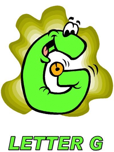 letter g alphabet poster