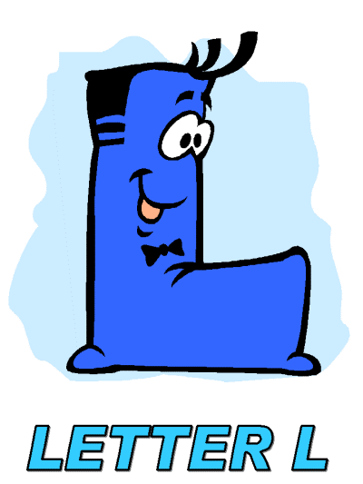 letter l alphabet poster