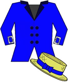 blue suit