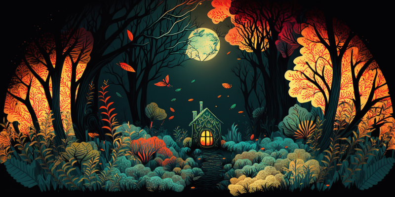 cottage in the forest