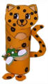 cheetah toilet paper roll craft
