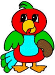 Paulie the Parrot Paper Craft