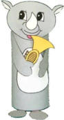 rhino toilet paper roll craft
