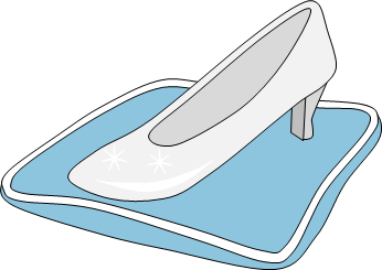 Cinderella's glass slipper