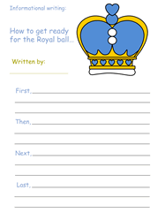 Informational Writing Activities