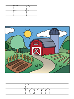 The Little Red Hen Tracer Pages