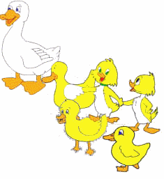 printable felt board characters for Five Little Ducks