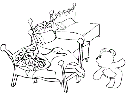 Goldilocks Coloring Pages