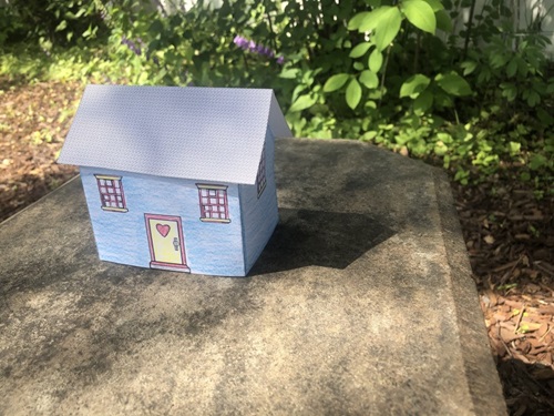 3d house paper craft