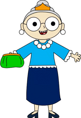 grandmother paper craft