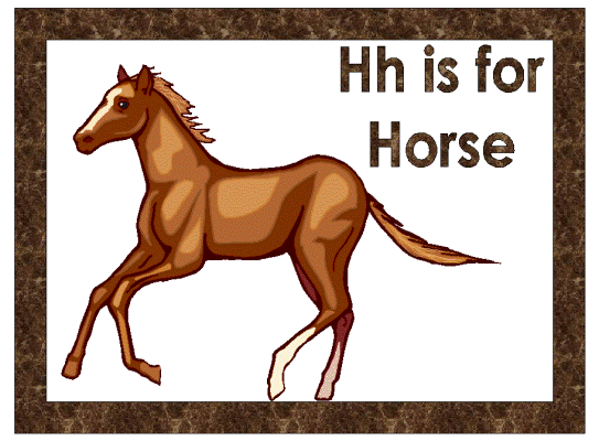 printable poster of a horse
