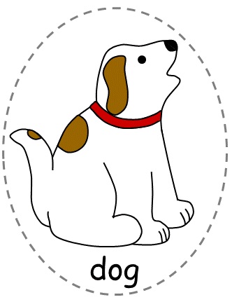 printable felt board characters for Old Mother Hubbard