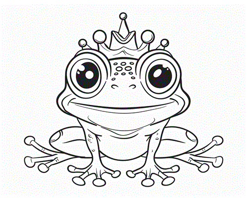 Frog Prince with a Crown