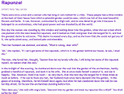 rapunzel story