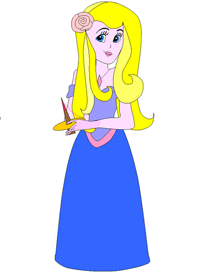 Printable poster - Sleeping Beauty with Spindle